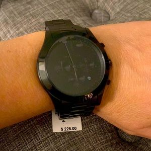 Brand new Michael Kors all black mens watch.